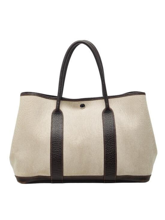 Hermes Handbags - Hermes Garden Party Tote Toile And #266878H18B